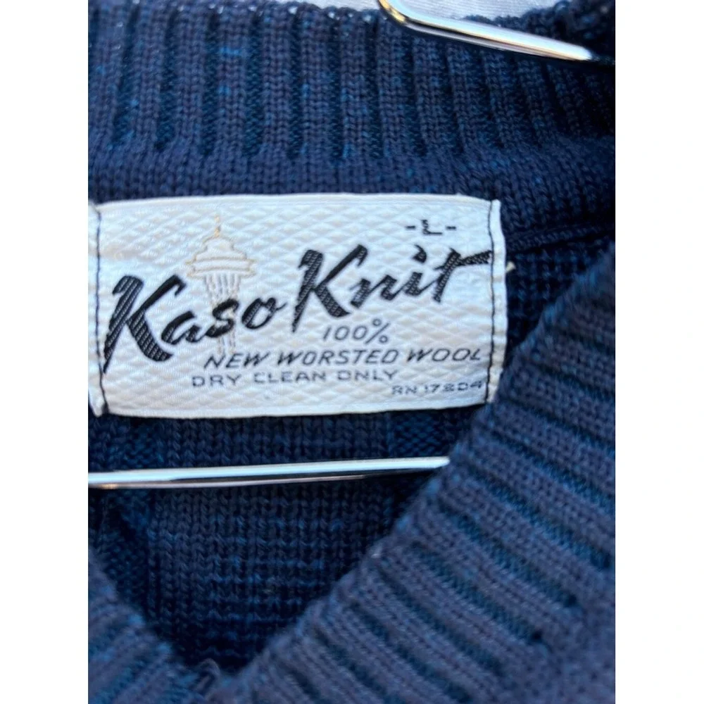 Grandpa Core Vintage Worsted Wool‎ Sweater size large